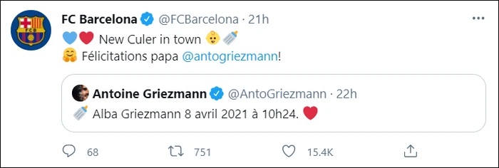 Hiếm c&oacute;: Cả 3 nh&oacute;c t&igrave; nh&agrave; Griezmann đều chung 1 ng&agrave;y sinh - Ảnh 1