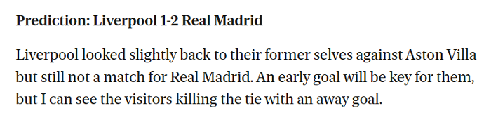 Dự đoán Liverpool vs Real Madrid (2h 15/4) bởi chuyên gia Alex Young - Ảnh 1