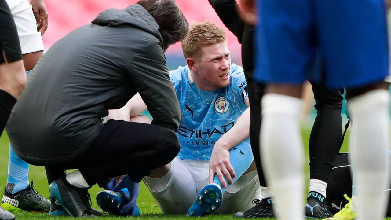 Man City mất De Bruyne ở 2 trận b&aacute;n kết C&uacute;p C1 ch&acirc;u &Acirc;u? - Ảnh 1