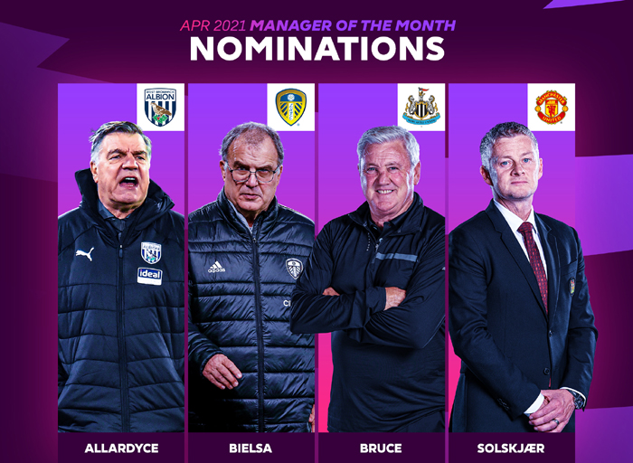 HLV xuất sắc nhất Ngoại hạng Anh th&aacute;ng 4/2021: Ai đấu lại Solsa? - Ảnh 1