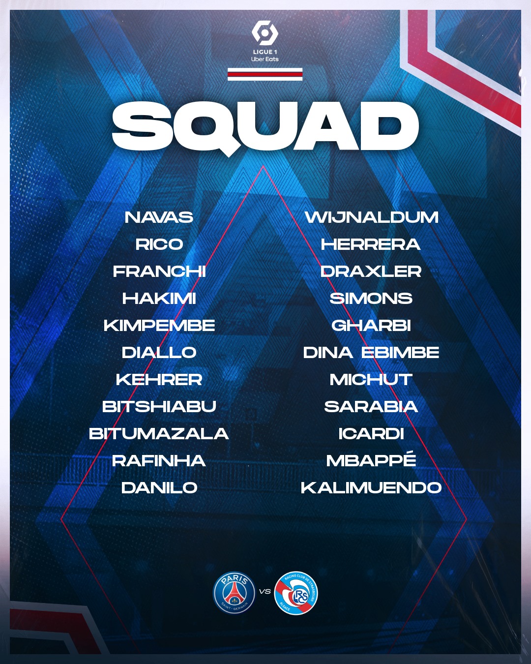 Đội hình ra sân PSG đêm nay đấu Strasbourg: Messi tham chiến - Ảnh 2