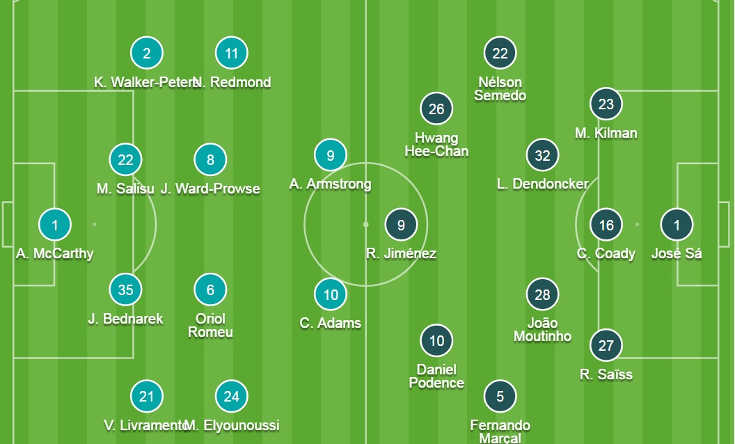 Đội hình ra sân chính thức Southampton vs Wolves, 20h ngày 26/9 - Ảnh 2