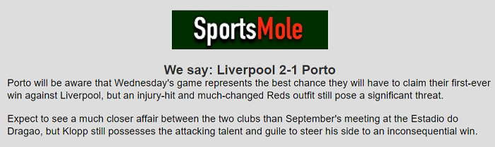 Ben Knapton dự đoán Liverpool vs Porto, 3h ngày 25/11 - Ảnh 1
