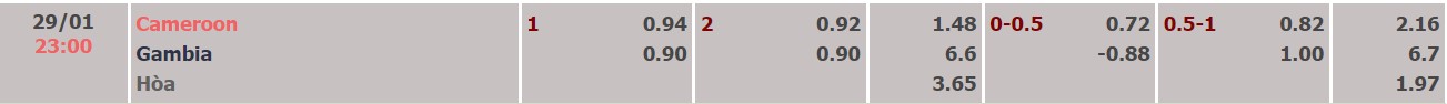 Nhận định, soi kèo Gambia vs Cameroon, 23h00 ngày 29/01 - Ảnh 1