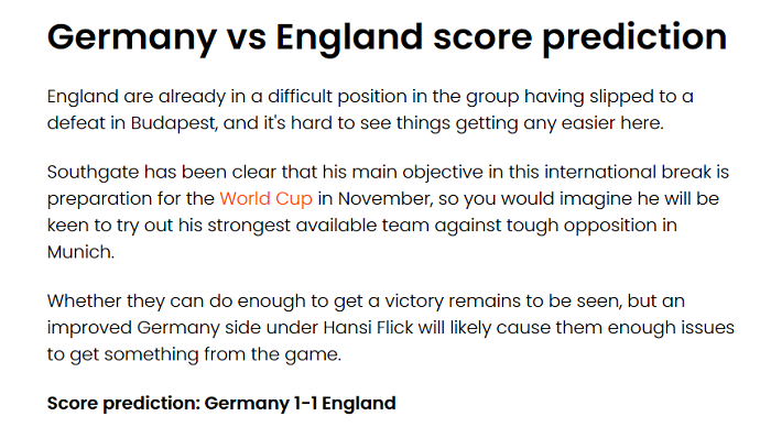 Krishan Davis dự đoán Đức vs Anh, 1h45 ngày 8/6 - Ảnh 1