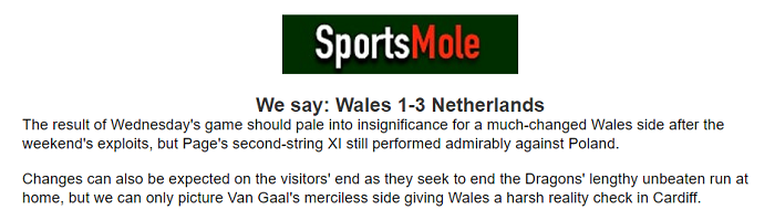 Ben Knapton dự đoán Wales vs Hà Lan, 1h45 ngày 9/6 - Ảnh 1