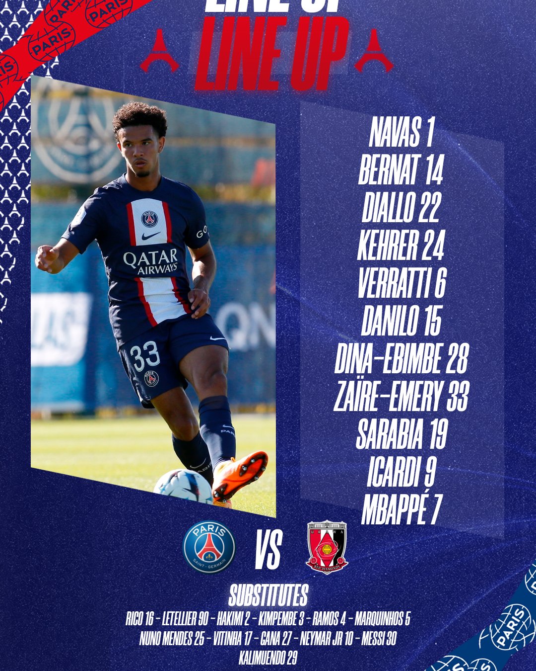 Đội hình ra sân chính thức PSG vs Urawa Reds, 17h ngày 23/7 (cập nhật) - Ảnh 1