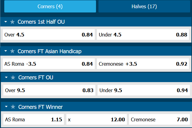 Soi kèo phạt góc Roma vs Cremonese, 23h30 ngày 22/8 - Ảnh 1