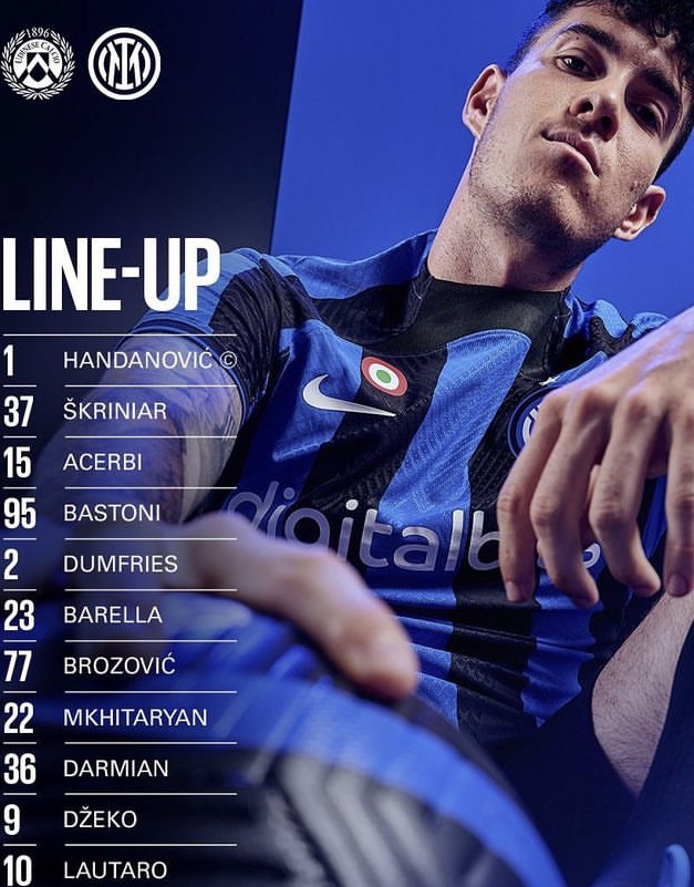 Đội hình ra sân chính thức Udinese vs Inter, 17h30 ngày 18/9 (cập nhật) - Ảnh 5