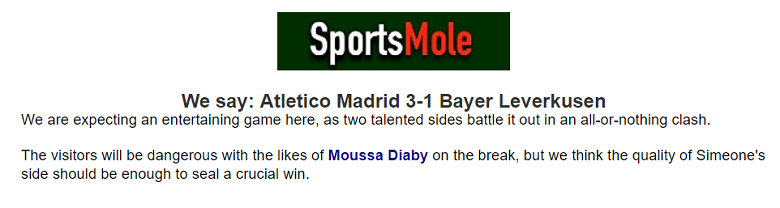 Thom Harris dự đoán Atletico Madrid vs Leverkusen, 2h ngày 27/10 - Ảnh 1