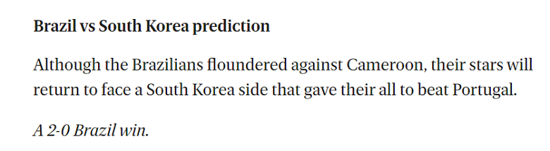 Marc Mayo dự đoán Brazil vs Hàn Quốc, 2h ngày 6/12 - Ảnh 1