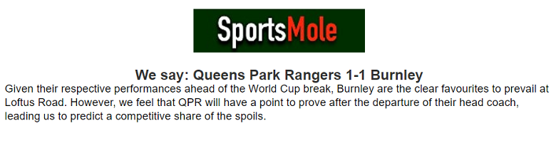 Darren Plant dự đoán QPR vs Burnley, 20h ngày 11/12 - Ảnh 1