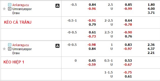 Soi kèo tài xỉu Ankaragücü vs Ümraniyespor hôm nay, 21h ngày 27/12 - Ảnh 1