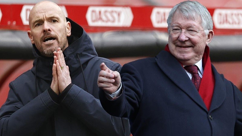 HLV Erik ten Hag tiết lộ nội dung cuộc tr&ograve; chuyện với Sir Alex - Ảnh 2