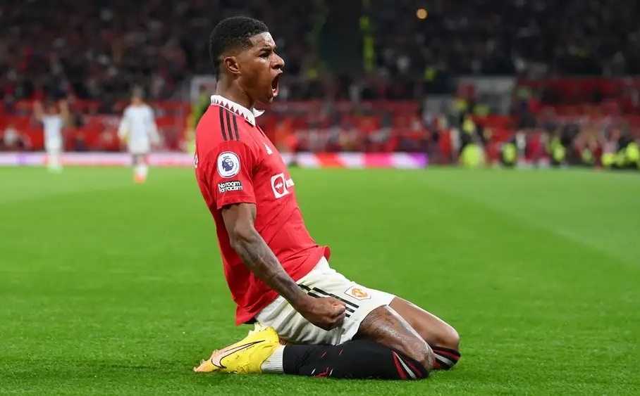 Những ch&acirc;n s&uacute;t xuất sắc nhất năm 2023: Rashford vượt mặt Haaland - Ảnh 2