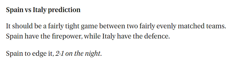 Chuyên gia Alex Young dự đoán kết quả Tây Ban Nha vs Italia, 01h45 ngày 16/6 - Ảnh 2