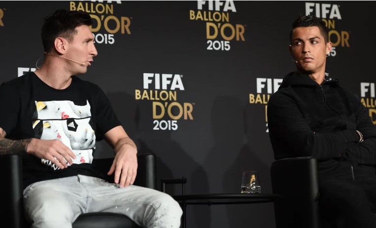 Trang chủ Quả b&oacute;ng v&agrave;ng g&acirc;y l&uacute; với lời ch&uacute;c mừng Messi - Ảnh 1