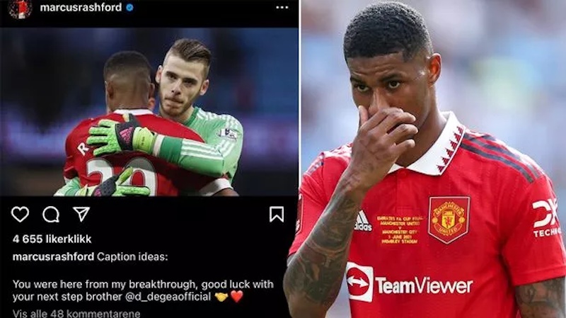 Đăng b&agrave;i chia tay De Gea, sao Man United bị CĐV ch&ecirc; giả tạo - Ảnh 2