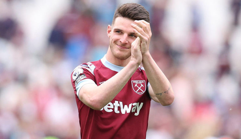 Xuất hiện h&igrave;nh ảnh đầu ti&ecirc;n của Declan Rice trong m&agrave;u &aacute;o Arsenal - Ảnh 1