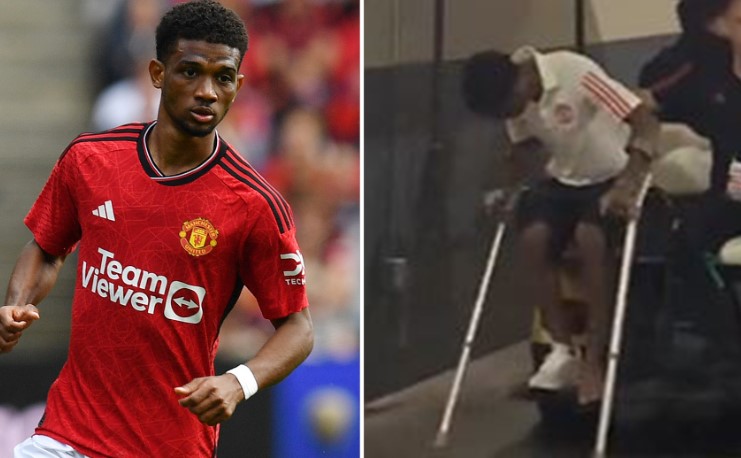 R&otilde; t&igrave;nh h&igrave;nh sao M.U phải chống nạng sau trận gặp Arsenal - Ảnh 1