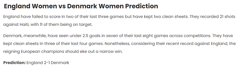 Chuyên gia dự đoán nữ Anh vs nữ Đan Mạch, 15h30 ngày 28/7 - Ảnh 1
