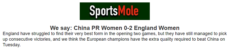 Chuyên gia dự đoán nữ Trung Quốc vs nữ Anh, 18h ngày 1/8 - Ảnh 1