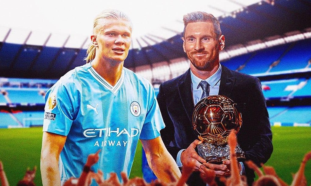 Haaland được khuy&ecirc;n tẩy chay Quả b&oacute;ng v&agrave;ng nếu thua Messi - Ảnh 1