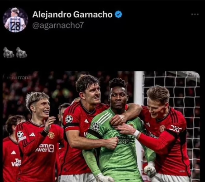 Andre Onana cứu Garnacho khỏi bị treo gi&ograve; - Ảnh 1