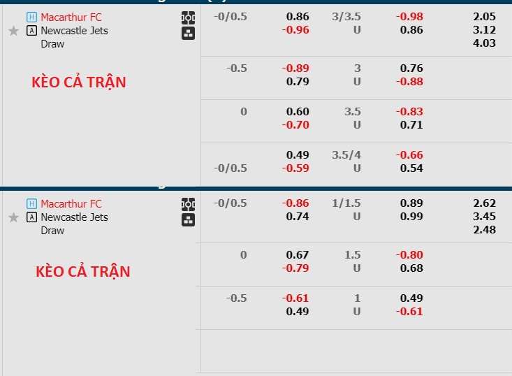 Phân tích tỷ lệ kèo hiệp 1 Macarthur FC vs Newcastle Jets FC, 15h45 ngày 5/1 - Ảnh 2
