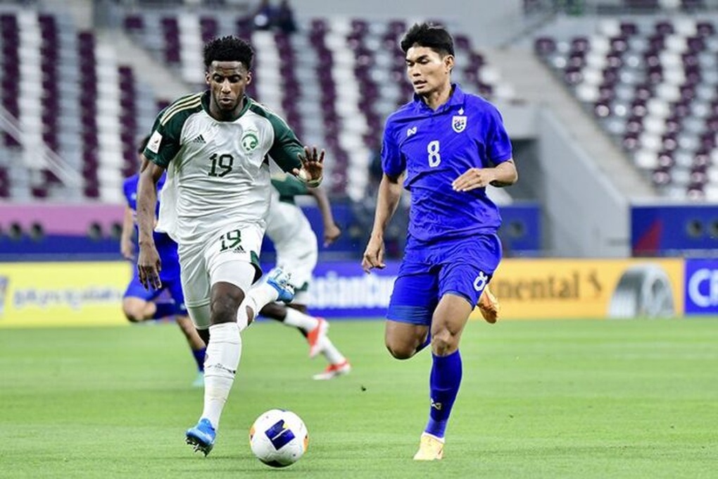U23 Th&aacute;i Lan thua thảm 0-5 trước U23 Saudi Arabia - Ảnh 1