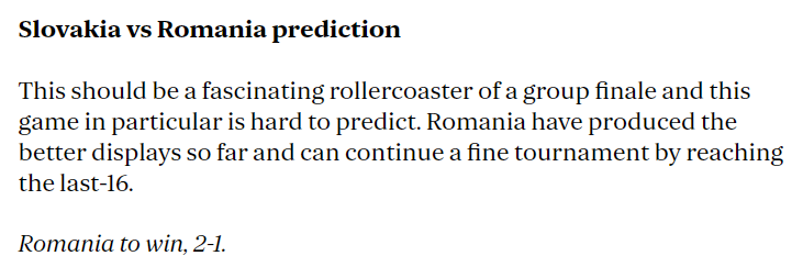 Chuy&ecirc;n gia dự đo&aacute;n Slovakia vs Romania, 23h00 ng&agrave;y 26/6 - Ảnh 2