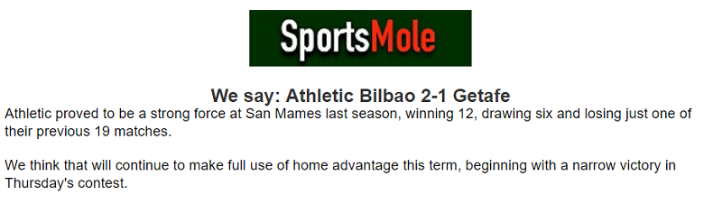 Chuy&ecirc;n gia dự đo&aacute;n Athletic Bilbao vs Getafe, 00h00 ng&agrave;y 16/8 - Ảnh 1