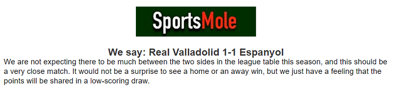 Chuy&ecirc;n gia dự đo&aacute;n Real Valladolid vs Espanyol, 00h00 ng&agrave;y 20/8 - Ảnh 1