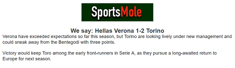 Chuy&ecirc;n gia dự đo&aacute;n Hellas Verona vs Torino, 01h45 ng&agrave;y 21/9 - Ảnh 1