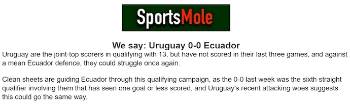 Chuy&ecirc;n gia Tony Ansell dự đo&aacute;n Uruguay vs Ecuador, 6h30 ng&agrave;y 16/10 - Ảnh 1