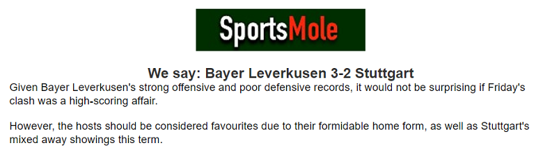 Chuy&ecirc;n gia dự đo&aacute;n Leverkusen vs Stuttgart, 02h30 ng&agrave;y 2/10 - Ảnh 1