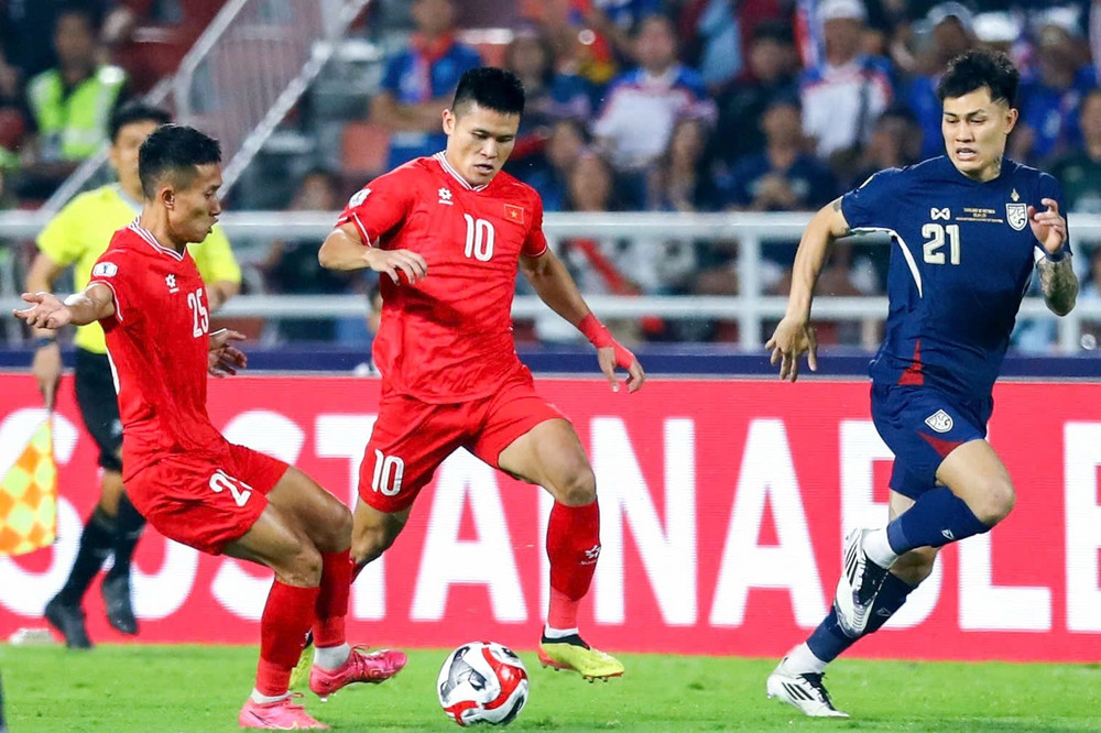 Thắng nghẹt thở Th&aacute;i Lan, tuyển Việt Nam v&ocirc; địch AFF Cup 2024 - Ảnh 1