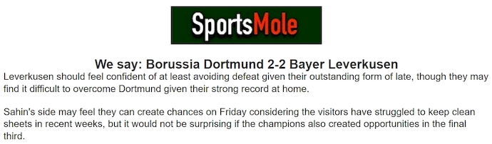 Chuy&ecirc;n gia Tony Ansell dự đo&aacute;n Dortmund vs Leverkusen, 2h30 ng&agrave;y 11/1 - Ảnh 1