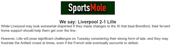 Chuy&ecirc;n gia Tony Ansell dự đo&aacute;n Liverpool vs Lille, 3h00 ng&agrave;y 22/1 - Ảnh 1