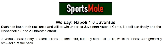 Chuy&ecirc;n gia Tony Ansell dự đo&aacute;n Napoli vs Juventus, 0h00 ng&agrave;y 26/1 - Ảnh 1