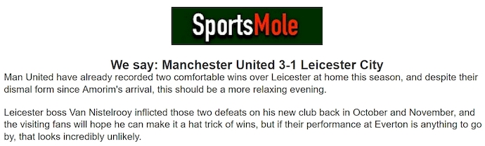 Chuy&ecirc;n gia Tony Ansell dự đo&aacute;n MU vs Leicester City, 3h00 ng&agrave;y 8/2 - Ảnh 1