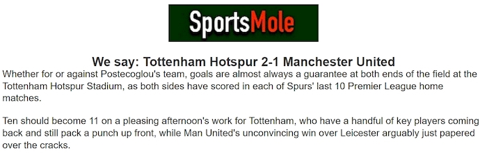 Chuy&ecirc;n gia Tony Ansell dự đo&aacute;n Tottenham vs MU, 23h30 ng&agrave;y 16/2 - Ảnh 1
