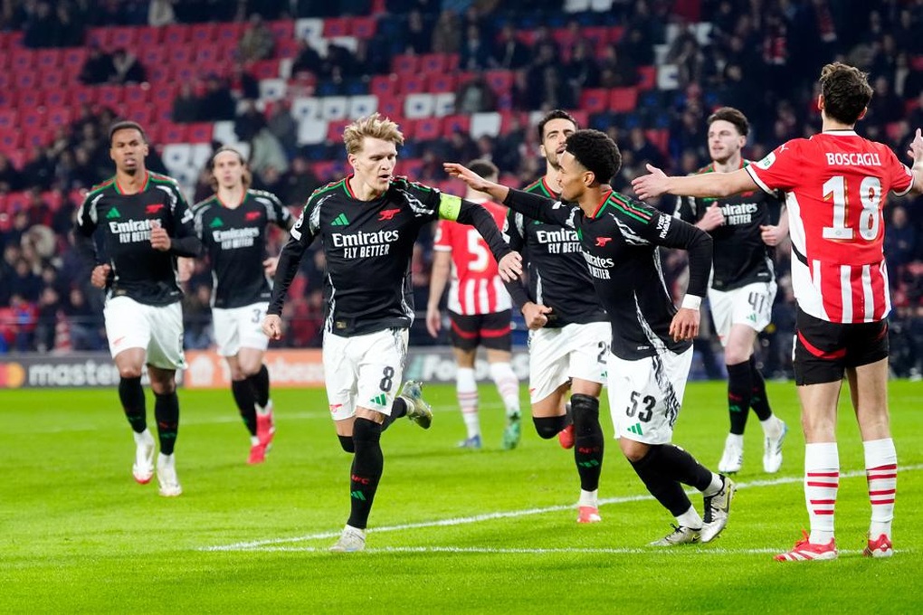 Arsenal lập h&agrave;ng loạt kỷ lục đ&aacute;ng kinh ngạc sau chiến thắng 7-1 trước PSV - Ảnh 1