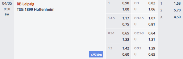 Nhận định, soi kèo RB Leipzig vs Hoffenheim, 20h30 ngày 5/4: Tự tin trên sân khách - Ảnh 1