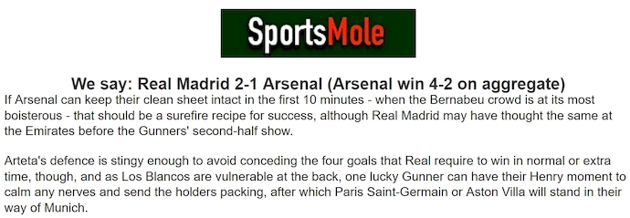 Chuy&ecirc;n gia Tony Ansell dự đo&aacute;n Real Madrid vs Arsenal, 2h00 ng&agrave;y 17/4 - Ảnh 1