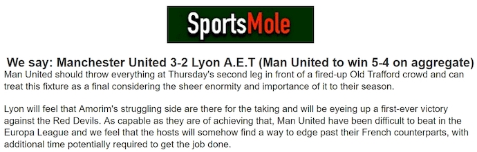 Chuy&ecirc;n gia Tony Ansell dự đo&aacute;n MU vs Lyon, 2h00 ng&agrave;y 18/4 - Ảnh 1