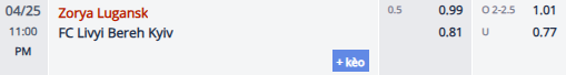 Nhận định, soi kèo Zorya Luhansk vs Livyi Bereh Kyiv, 22h00 ngày 25/4: Chủ nhà sa sút - Ảnh 1