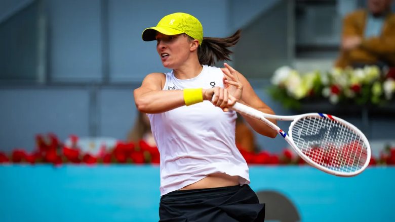 Thua trắng set 1, Swiatek vẫn ngược dòng vào bán kết Madrid Open - Ảnh 1