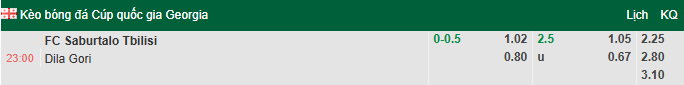 Nhận định, soi kèo Iberia 1999 Tbilisi vs Dila Gori, 23h00 ngày 2/5: Khách tự tin - Ảnh 1