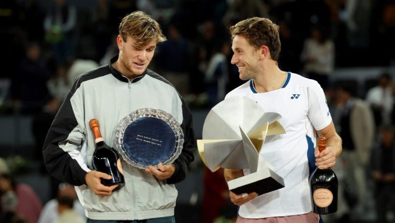 Ruud đánh bại Draper, lần đầu đăng quang tại Madrid Open - Ảnh 1